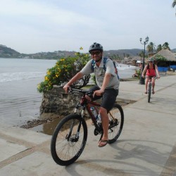 Los participantes canadienses Francois Gagnon y Lee McNut